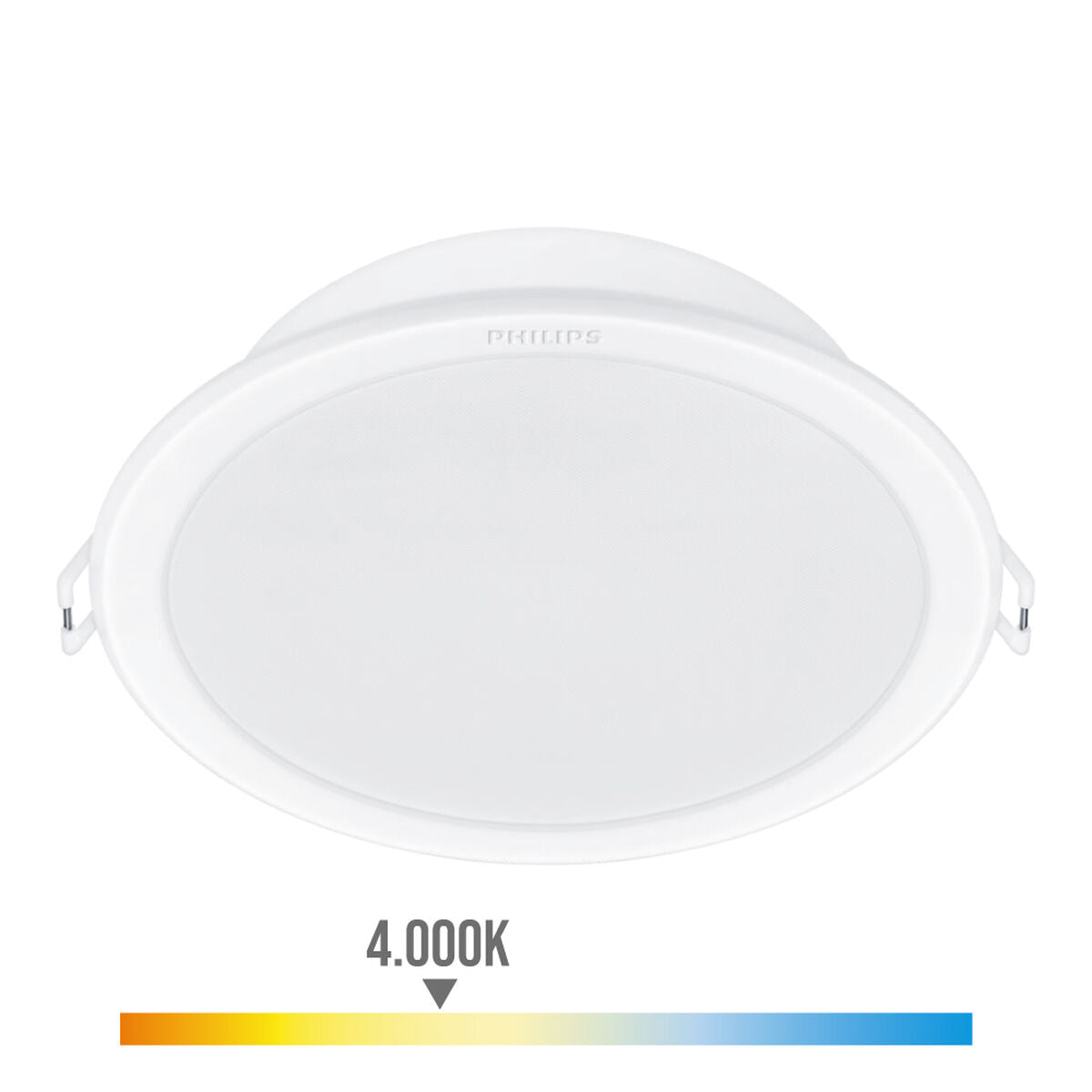 LED-alasvalo 5,5 W 500 lm 4000 K Ø9 cm, 3 kpl, valkoinen upotettava Philips
