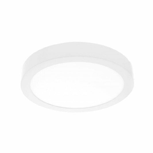 LED-alasvalo 7 W, 6000 K 570 lm Ø120 mm, valkoinen, pinta-asennettava