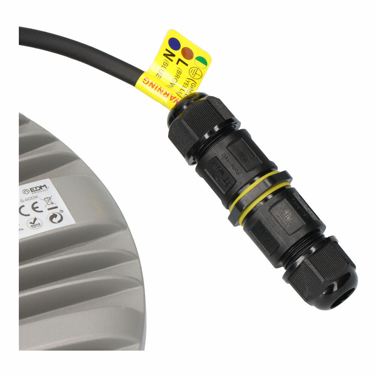 LED high bay -valaisin 100 W 10000 lm IP65, 6500 K, ripustettava