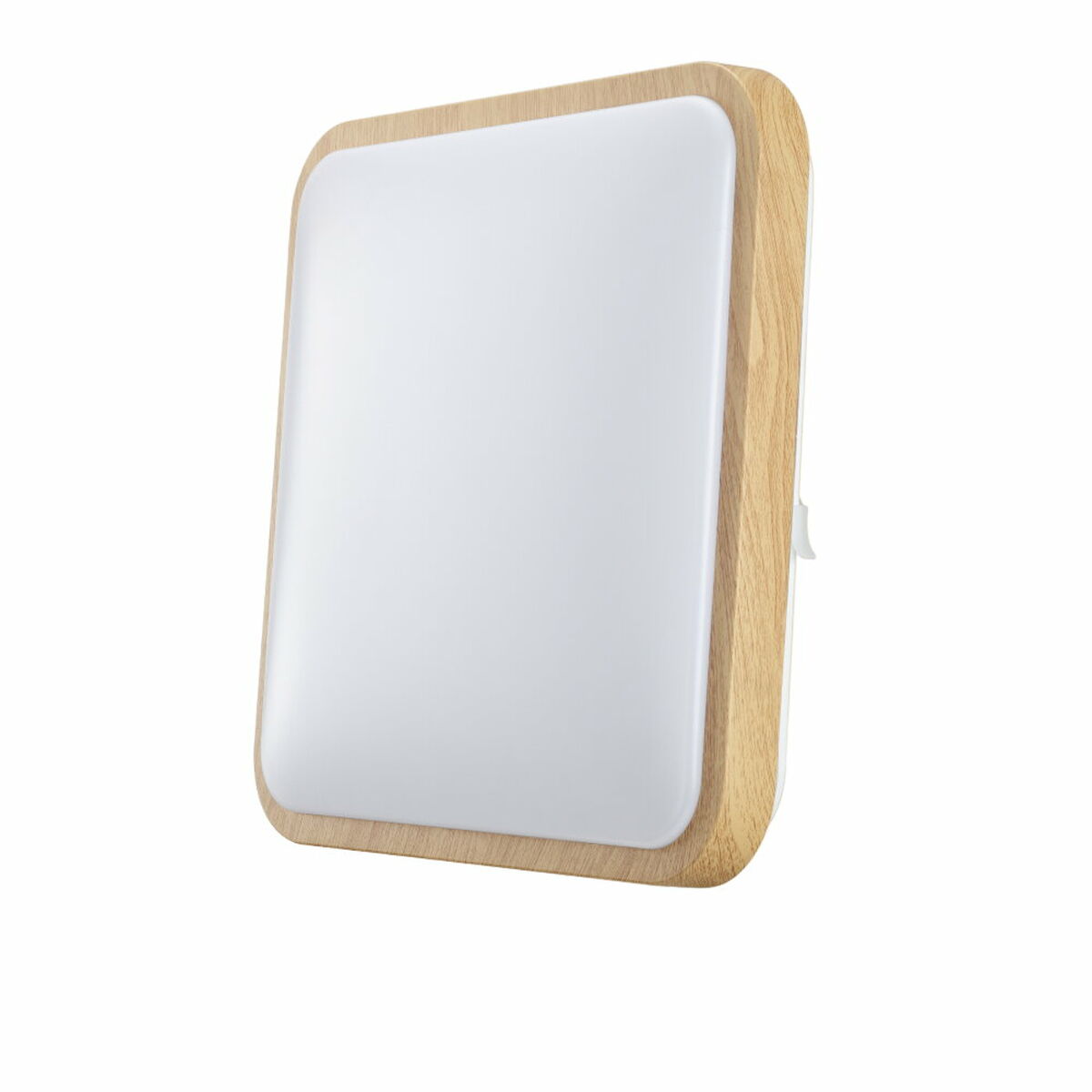 LED-kattovalaisin neliö 18 W 1820 lm 4000 K, pinta-asennus, puuviimeistely
