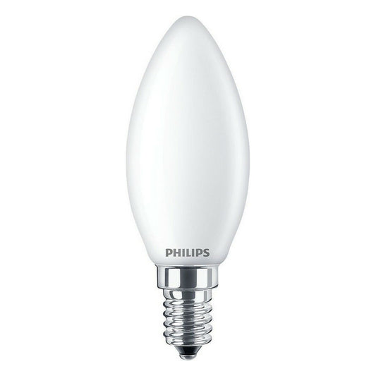 LED-lamppu E14 4,3W 470 lm 6500 K kynttilä, kylmävalkoinen, Philips 3,5×9,7 cm