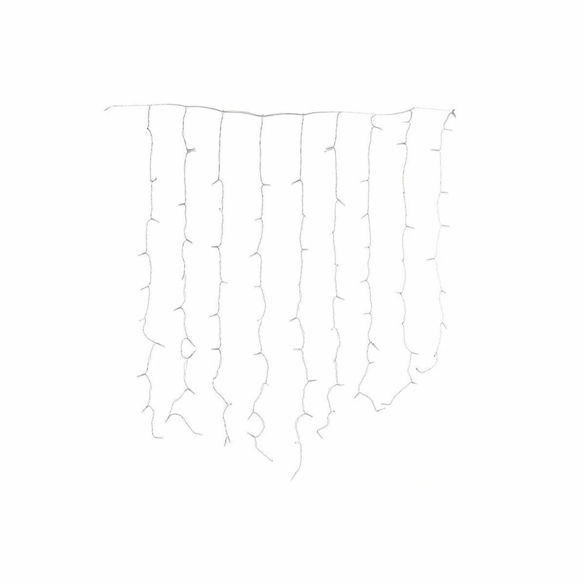 LED-verhovalot sininen 100 x 1 x 100 cm, IP44 ulkokäyttöön