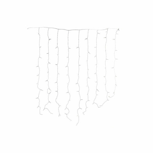 LED-verhovalot sininen 100 x 1 x 100 cm, IP44 ulkokäyttöön