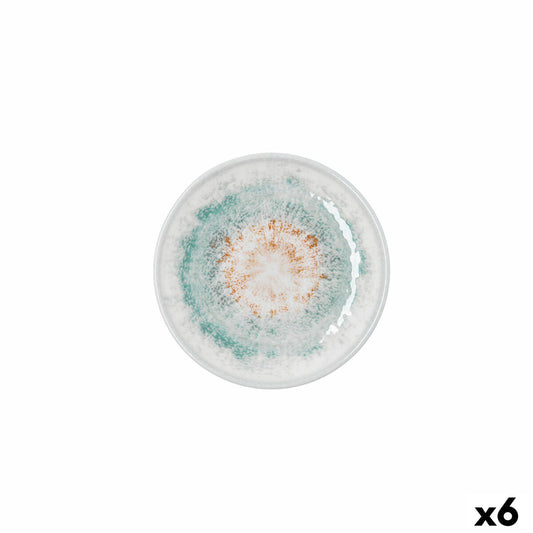 Leipälautanen Ø 15 cm keramiikka, 6 kpl, valkoinen, pinottava, mikroaaltovalmis