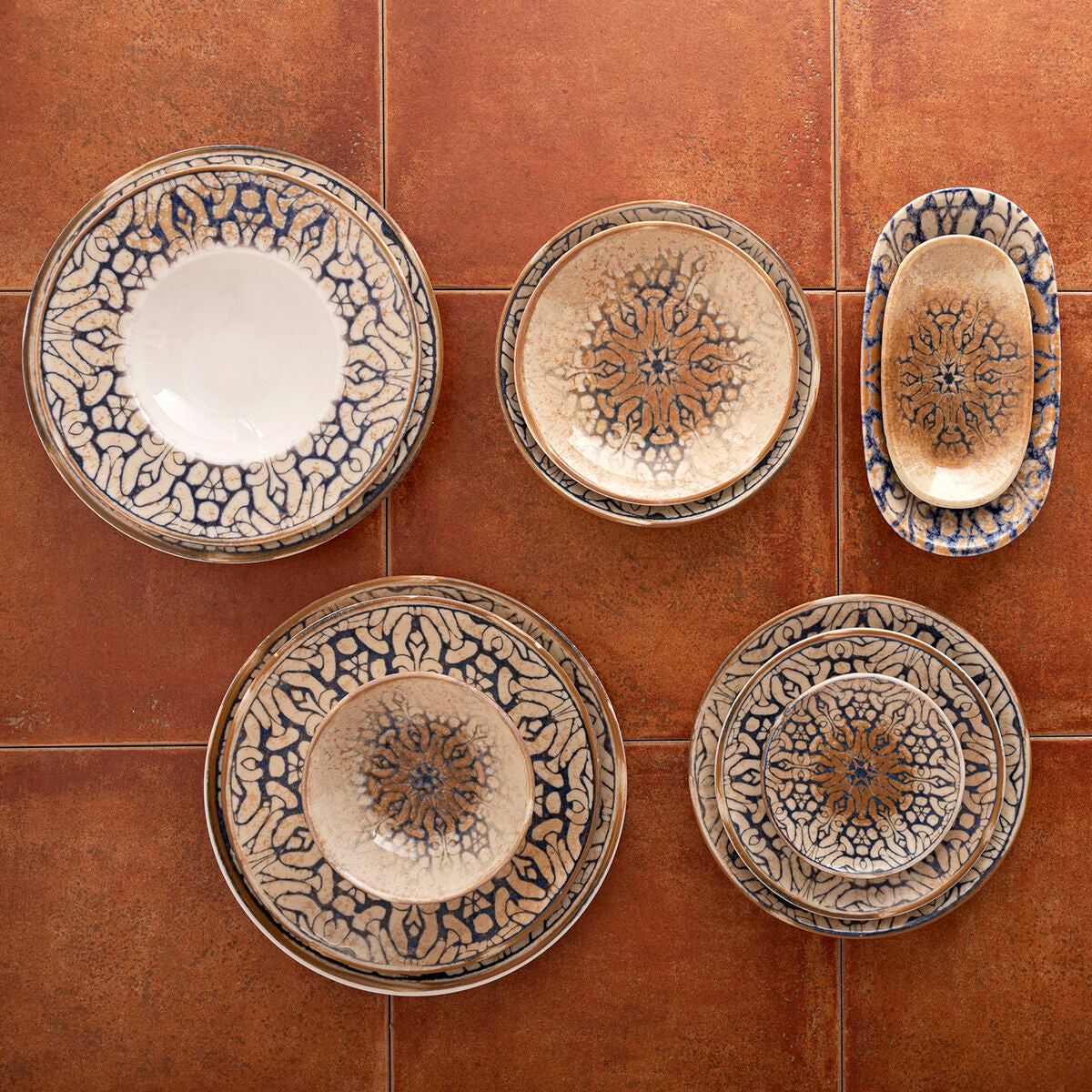 Leipälautanen, pikkulautanen keramiikka Ø 15 cm, ruskea Hydrozero, 6 kpl