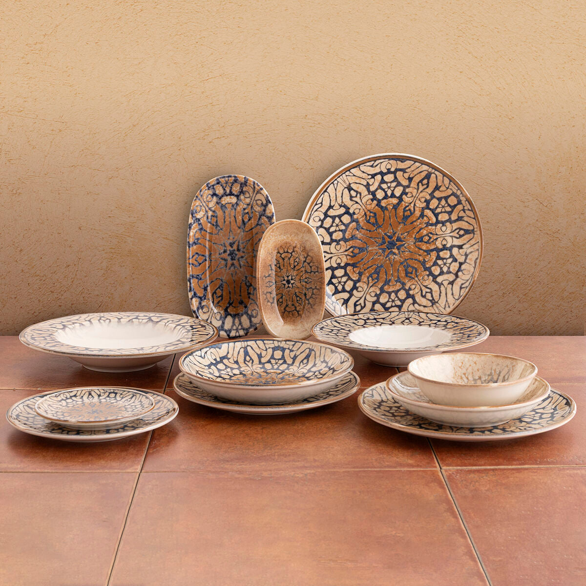 Leipälautanen, pikkulautanen keramiikka Ø 15 cm, ruskea Hydrozero, 6 kpl