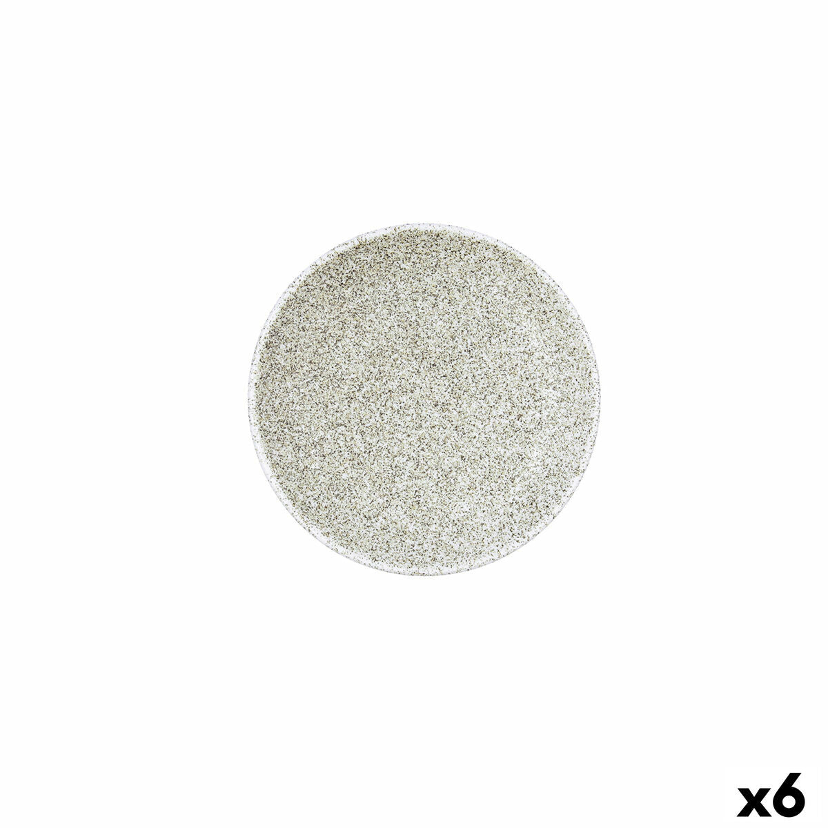 Leipälautanen Ø 15 cm, astianpesukoneenkestävä keramiikka, beige, 6 osaa