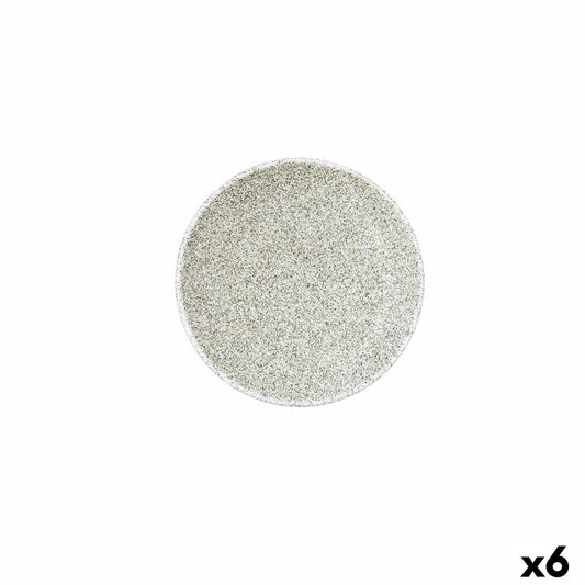 Leipälautanen Ø 15 cm, astianpesukoneenkestävä keramiikka, beige, 6 osaa