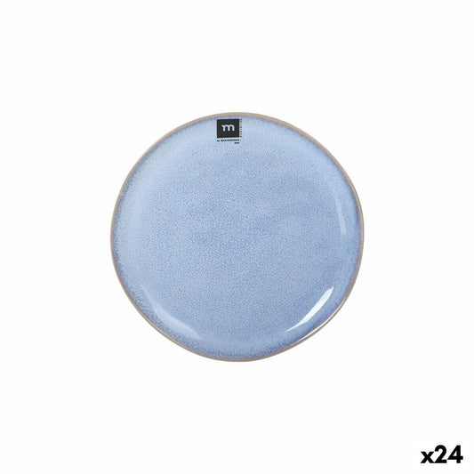 Litteä lautanen Ø 20,5 cm sininen, 24 kpl, catering- & ravintolapaketti juhliin