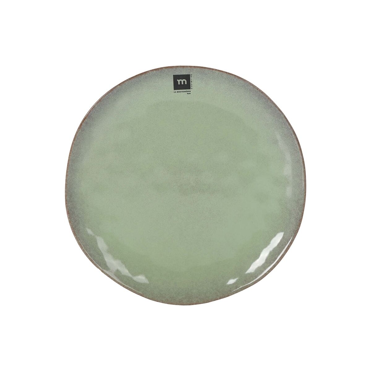 Lautanen 26,5 cm vihreä, litteä - 12 kpl ruokailuun & tarjoiluun