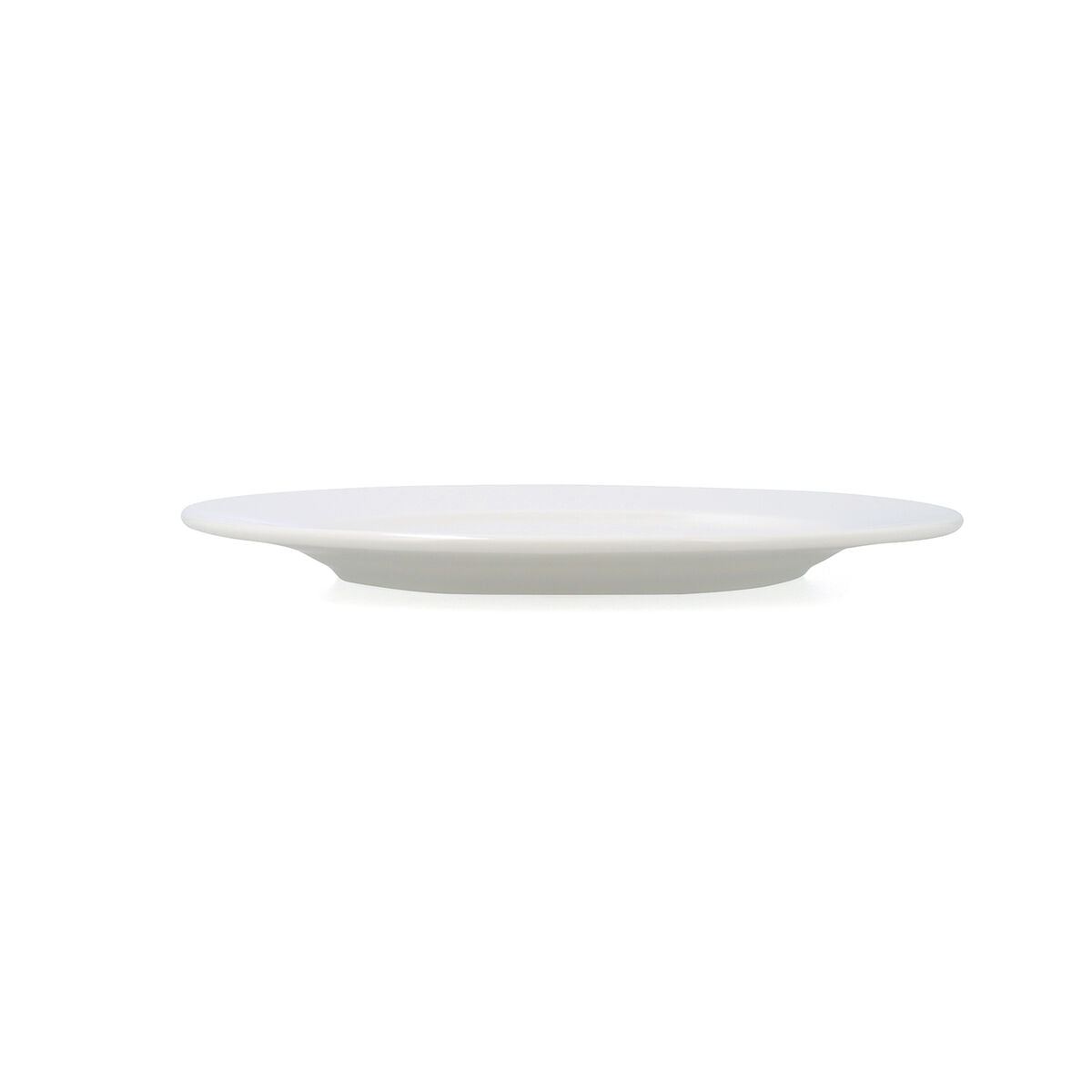 Litteä lautanen 27 cm, pinottava keramiikkalautanen, 6 kpl, astianpesukone