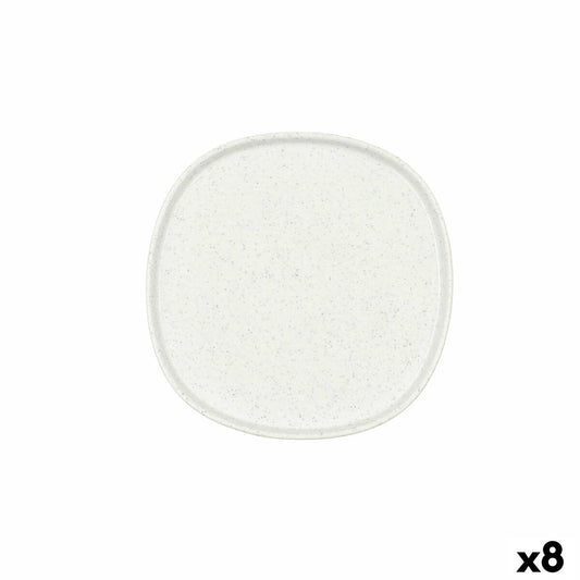 Litteät lautaset 16,5 cm, keramiikka, 8 kpl, astianpesukone- & mikroon sopivat