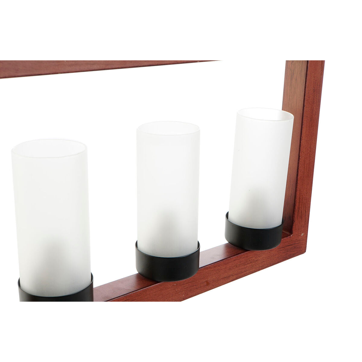 Kattovalaisin loft-tyyliin, ruskea alumiini & kristalli, ruokailutilaan 52×6×26 cm