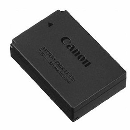 LP-E12 akku 7,2 V, vaihtoakku kameraan, musta, yhteensopiva Canon 6760B002