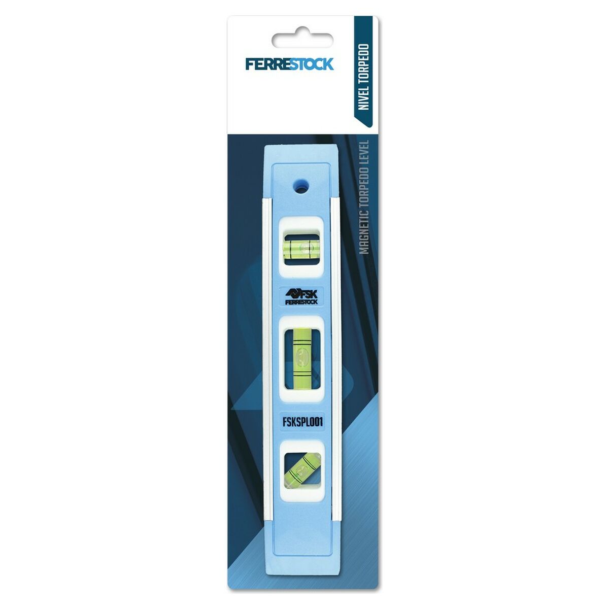 Vesivaaka magneettinen, alumiinirunkoinen ABS, kolmikuplainen tarkkuustaso