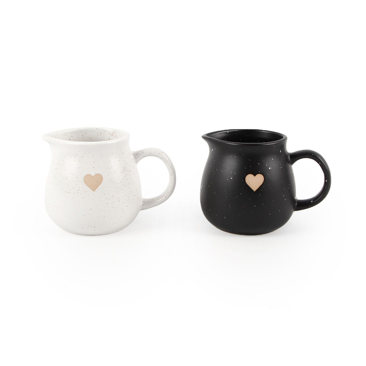 Maitokannu keraaminen, 8 x 9 x 8 cm - pieni kermakannu kahviin & teehetkiin