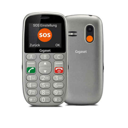 Matkapuhelin senioreille SOS-painike, 2,2" näyttö, Dual-SIM, 800 mAh, harmaa