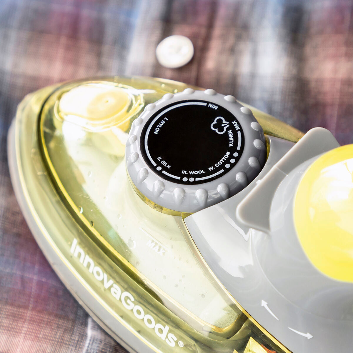 Matkasilitysrauta höyryllä, 2-in-1 pysty- ja vaakasilitys, 800 W, matkalle