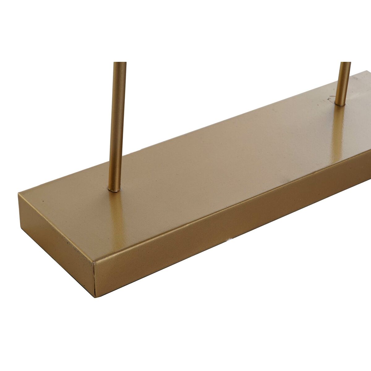Koristehahmo metallinen 60 cm, abstrakti sininen, kullattu & valkoinen pöydälle