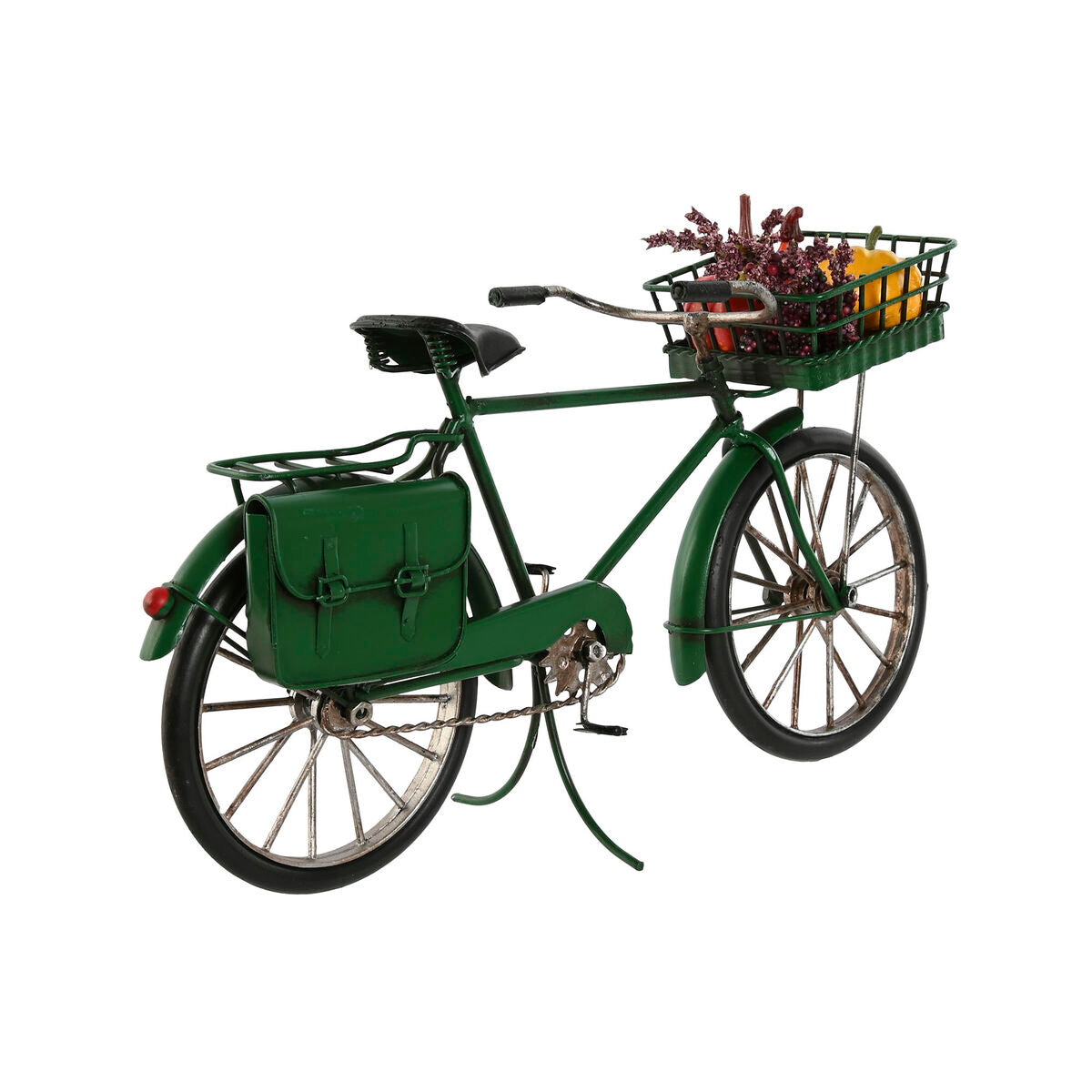 Metallinen koristepyörä vintage 2 kpl vihreä & laivastonsininen 30 x 9 x 17 cm