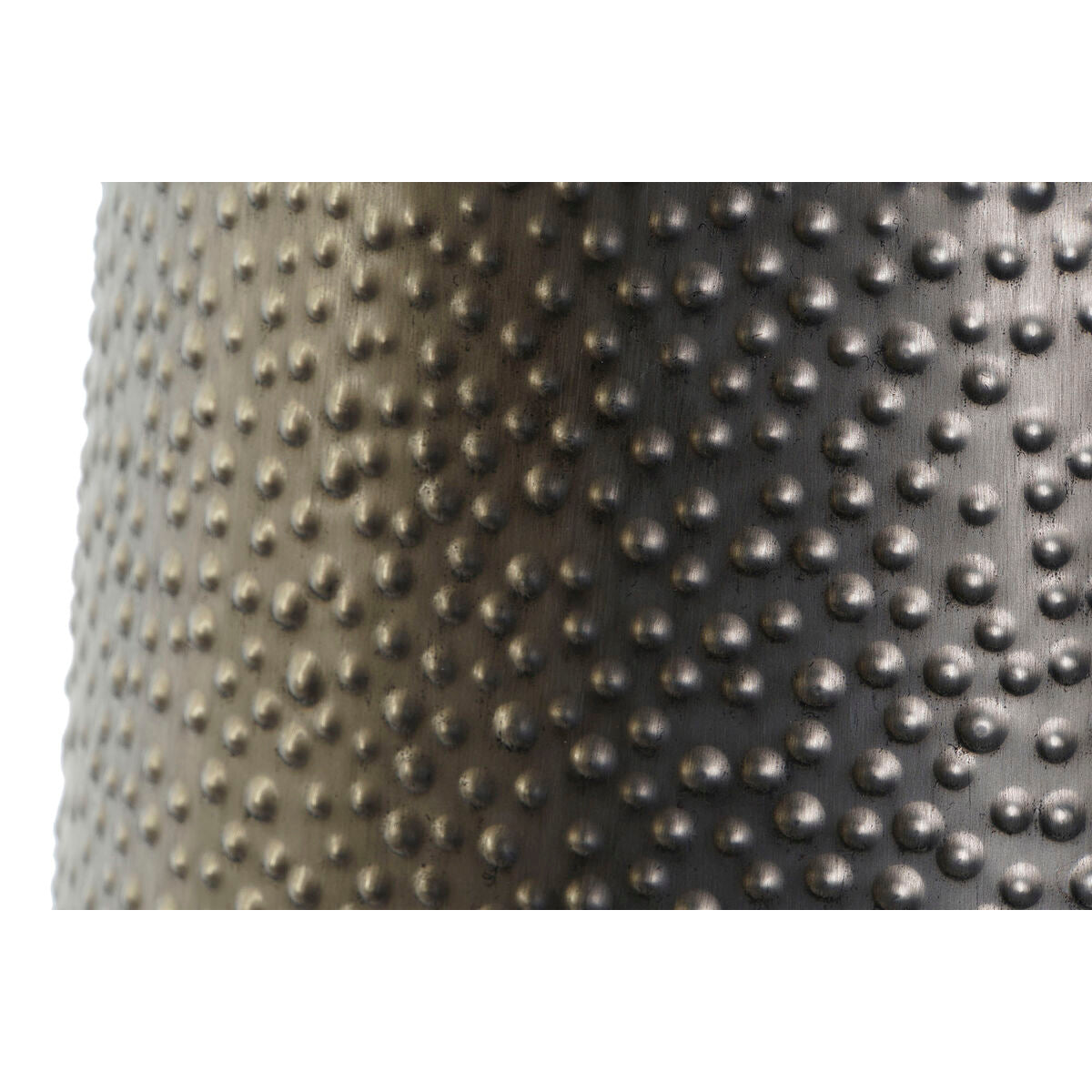 Metallinen maljakko 56,5 cm, tummanharmaa ja kullattu yläosa - moderni