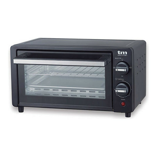 Mini sähköuuni 10 l, uuni & grilli - 400–800 W, 230 °C, musta keittiöön