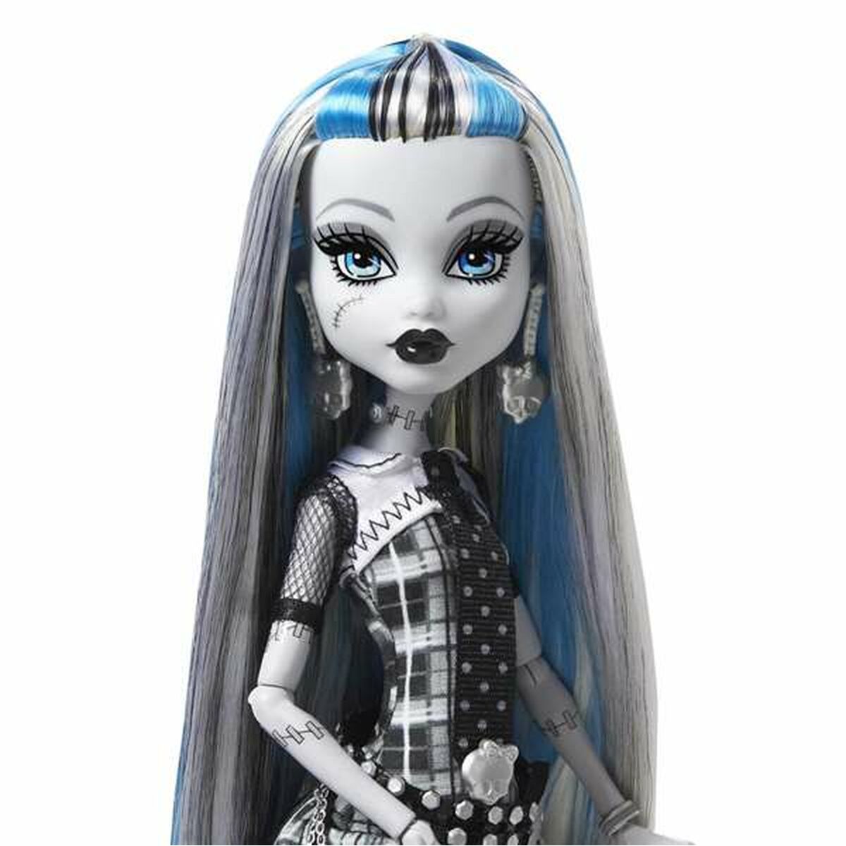 Monster High nukke Frankie Stein, 6+ keräily- ja leikkihahmo ikonisella tyylillä