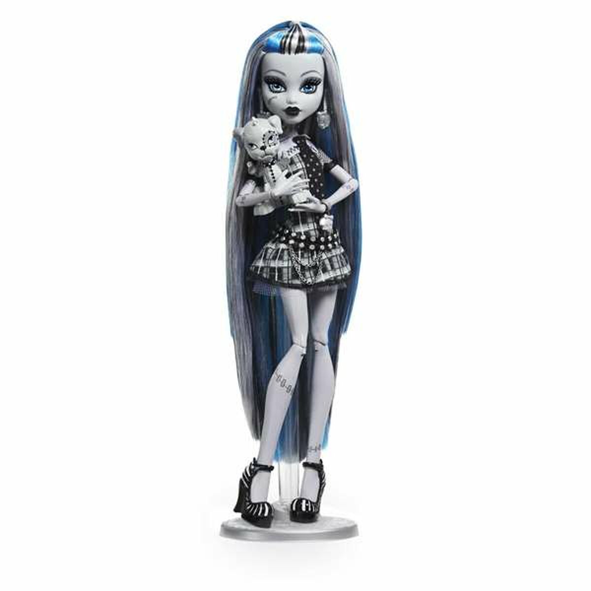 Monster High nukke Frankie Stein, 6+ keräily- ja leikkihahmo ikonisella tyylillä