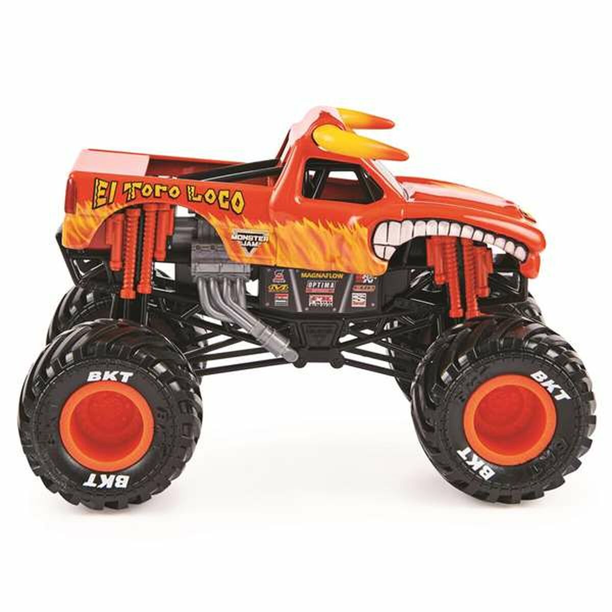 Monster Jam leluauto 1:24, lelumonstertruck 14,9×21,3×13,7 cm, monivärinen