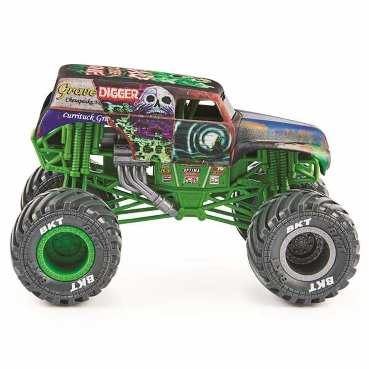 Monster Jam leluauto 1:24, lelumonstertruck 14,9×21,3×13,7 cm, monivärinen