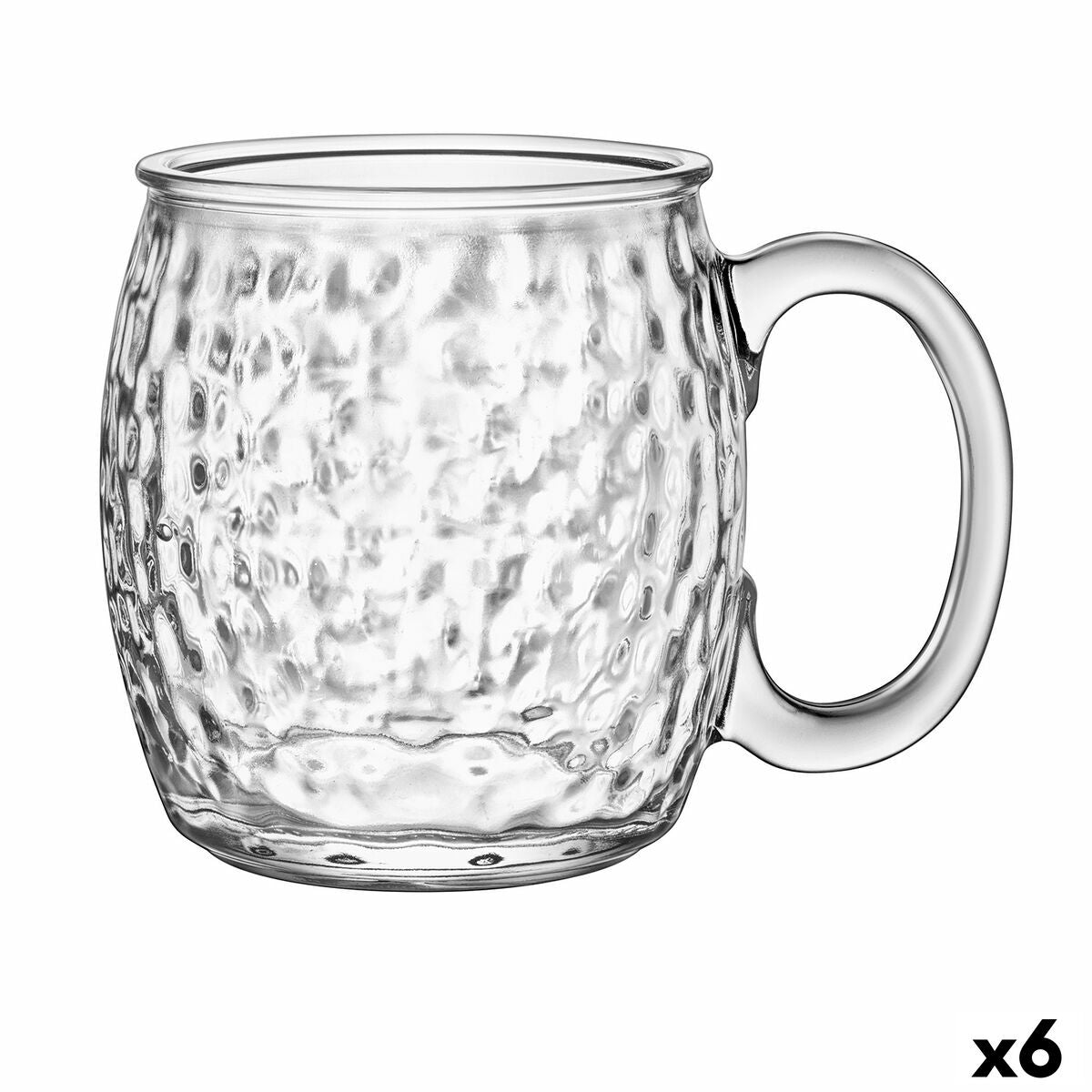 Moscow Mule muki 545 ml, 6 kpl - lasinen cocktailmuki, tiskikoneeseen Bormioli