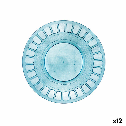 Muovilautaset 19 cm, astianpesukoneeseen sopiva - 12 kpl, turkoosi