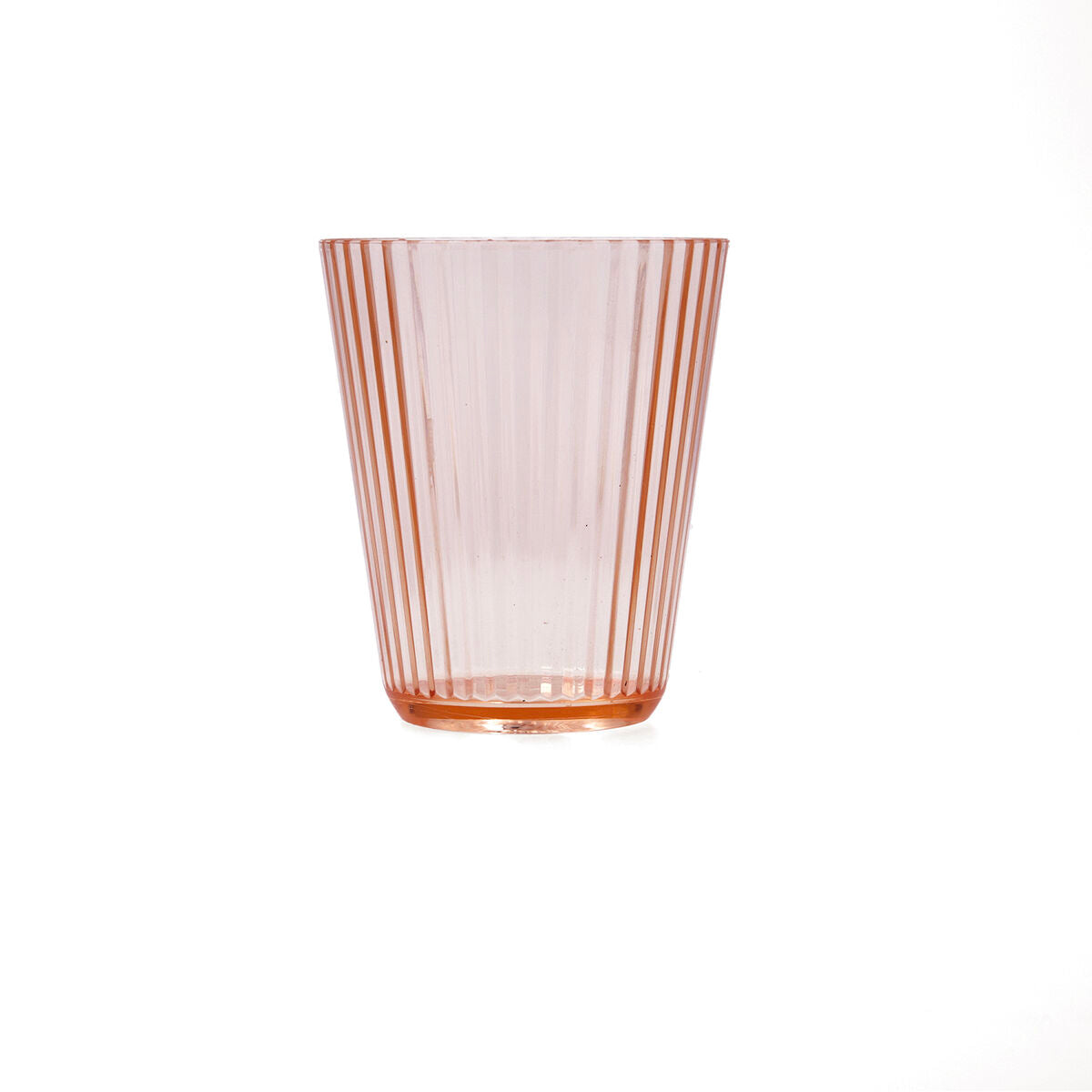 Muovimukit 300 ml 12 kpl, koralli - uudelleenkäytettävät pöytämukit juhliin