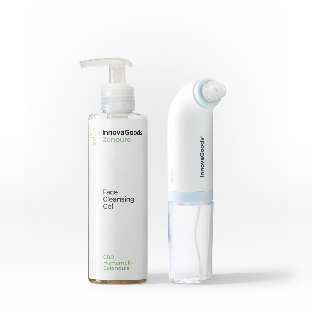 Mustapäiden poistaja ladattava, CBD puhdistusgeeli 200 ml & hydrocleanser