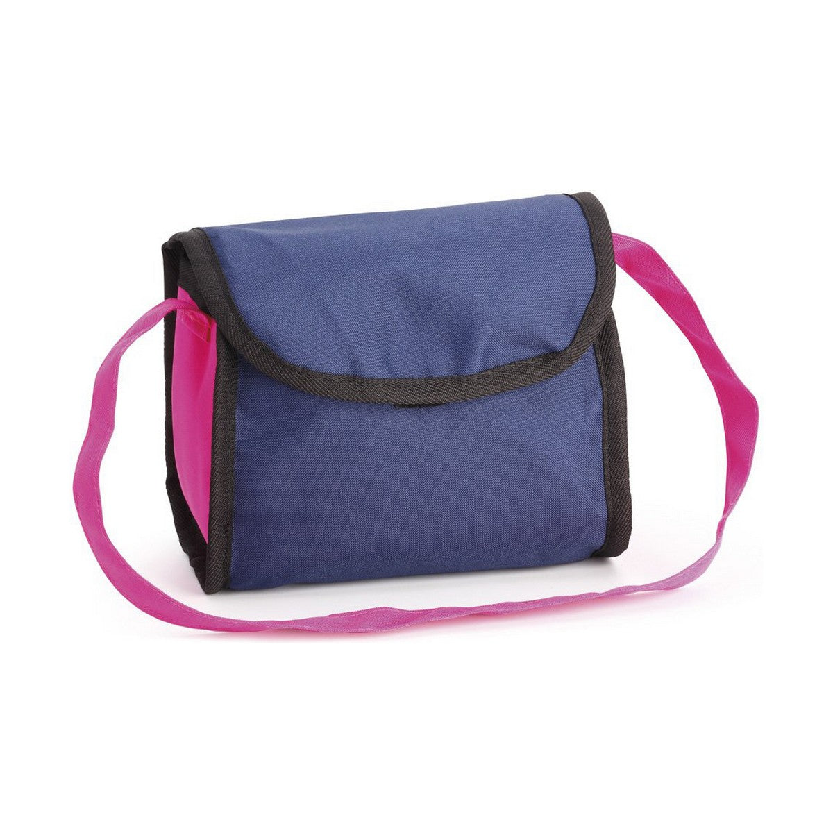 Nuken vaunut säädettävä & taitettava 45 cm, fuksia olkalaukulla, lapsille 3+