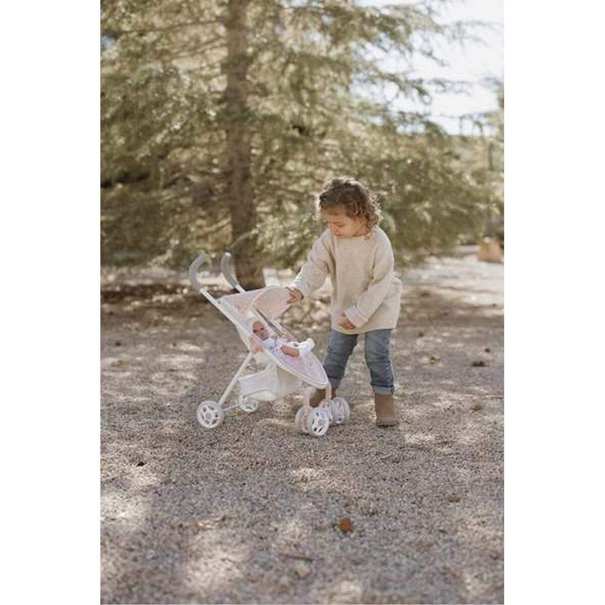 Nuken vaunut & rattaat 29 x 53 x 60 cm, nukelle ja lasten leikkeihin Arias