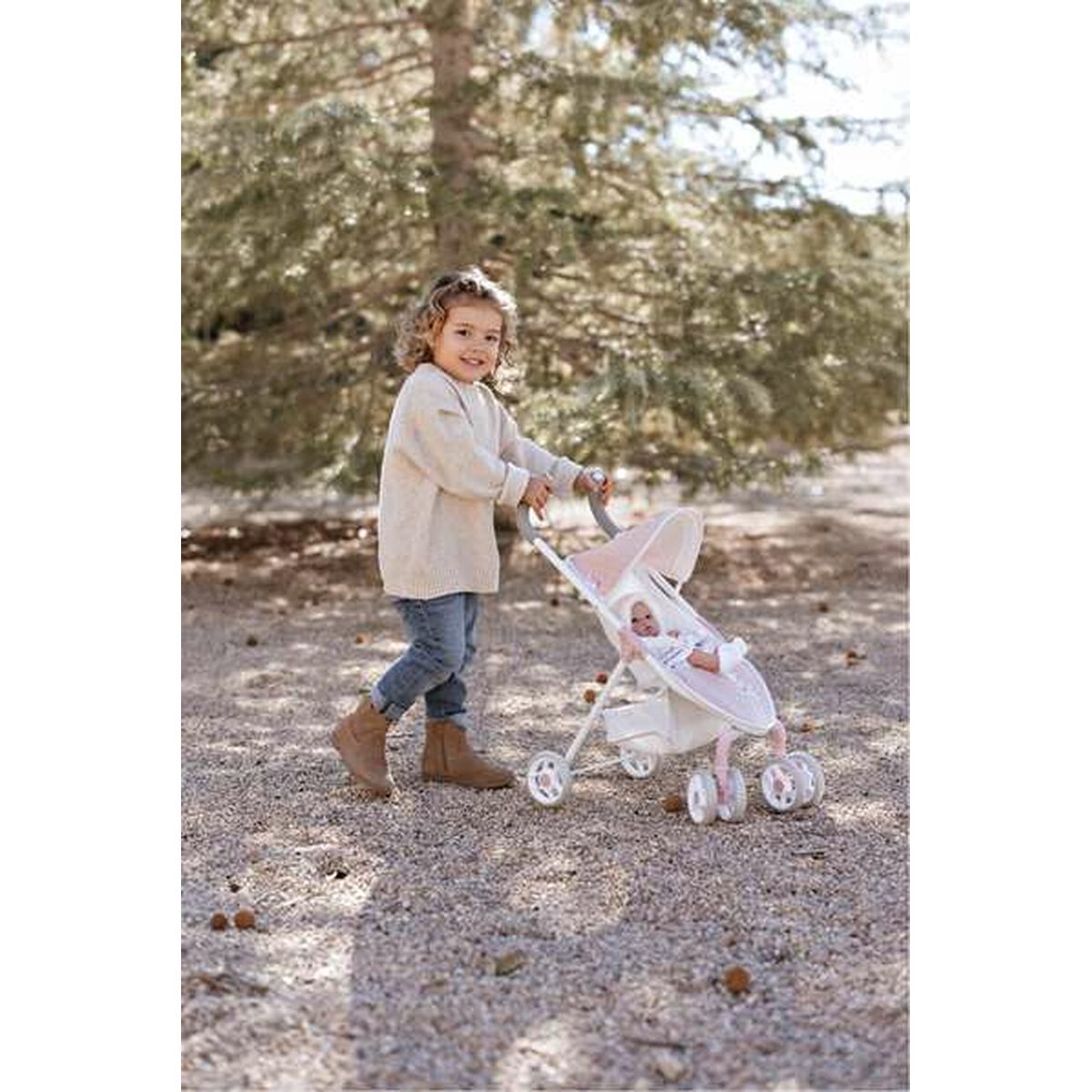 Nuken vaunut & rattaat 29 x 53 x 60 cm, nukelle ja lasten leikkeihin Arias