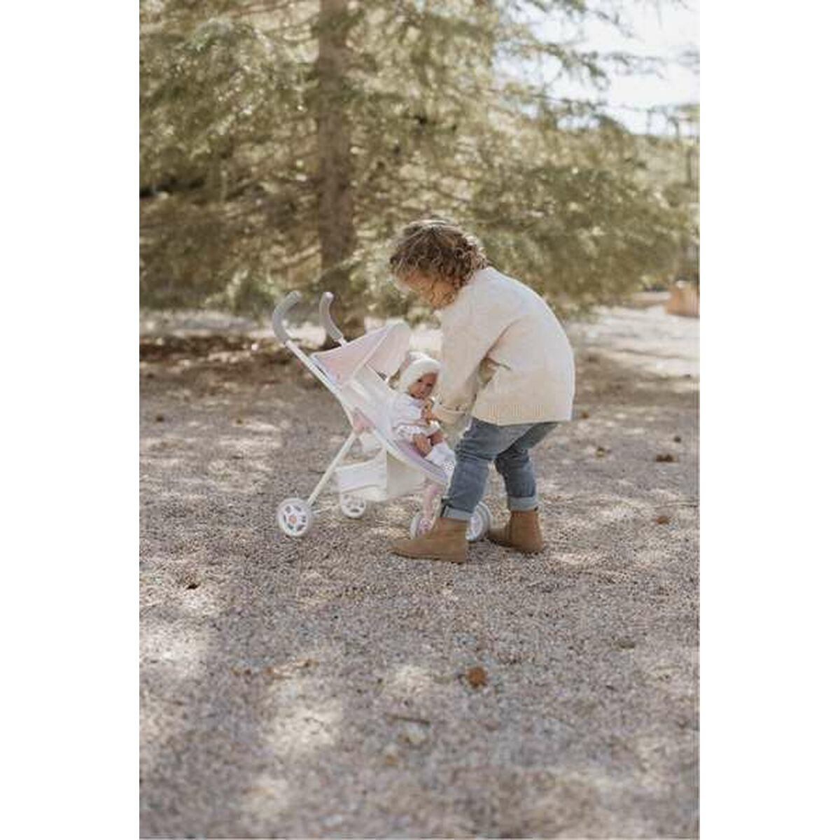 Nuken vaunut & rattaat 29 x 53 x 60 cm, nukelle ja lasten leikkeihin Arias