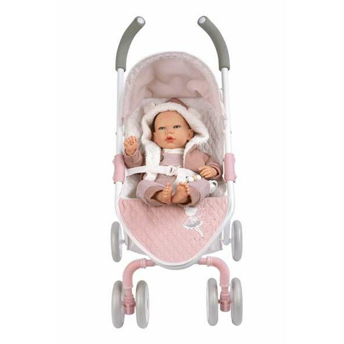 Nuken vaunut & rattaat 29 x 53 x 60 cm, nukelle ja lasten leikkeihin Arias