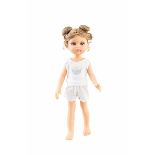 Nukke 32 cm Valeria, valkoinen asu leikkinukke lapsille - Paola Reina
