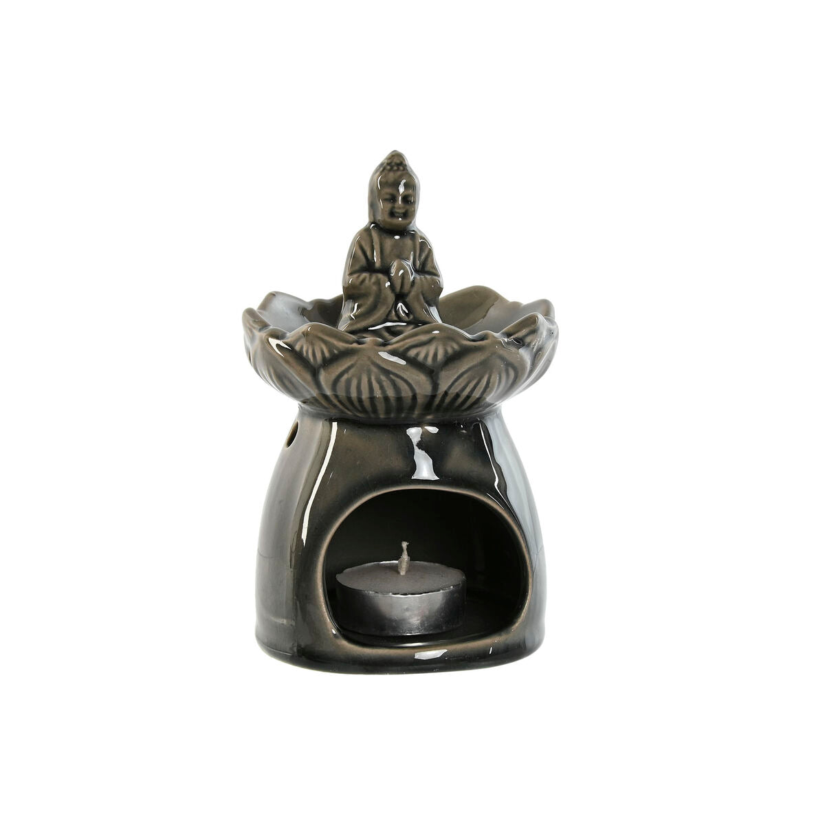 Eteeristen öljyjen poltin, buddha-keraaminen 9 x 9 x 14,5 cm, 3 kpl sisustukseen