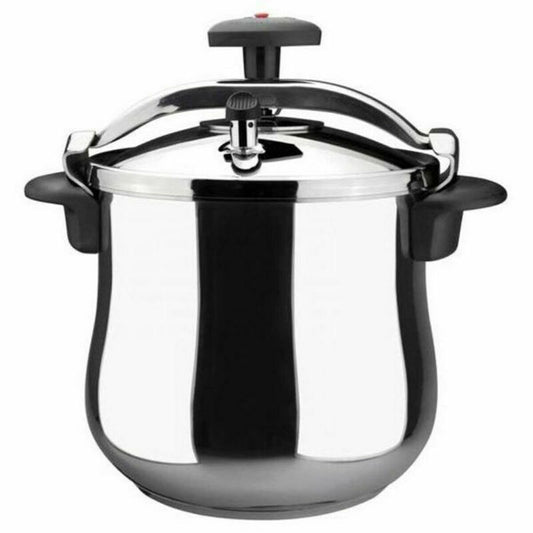 Painekeitin 10 l ruostumaton teräs 18/10, bakeliittikahvat, manuaalinen