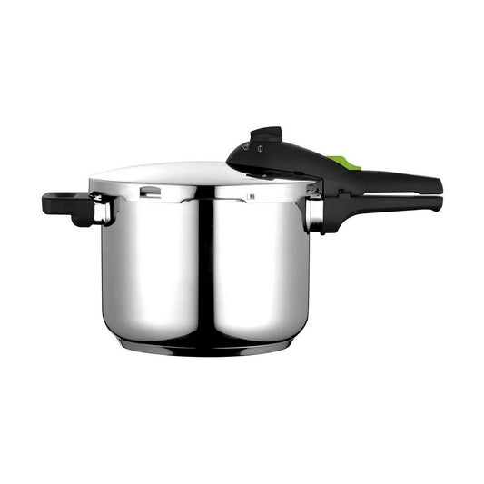 Painekeitin 6 l, ruostumaton teräs 18/10 - kromattu, kaikille liesityypeille