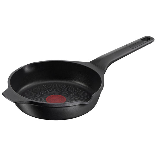 Paistinpannu 20 cm tarttumaton, induktioyhteensopiva musta, lämpömittari, Tefal