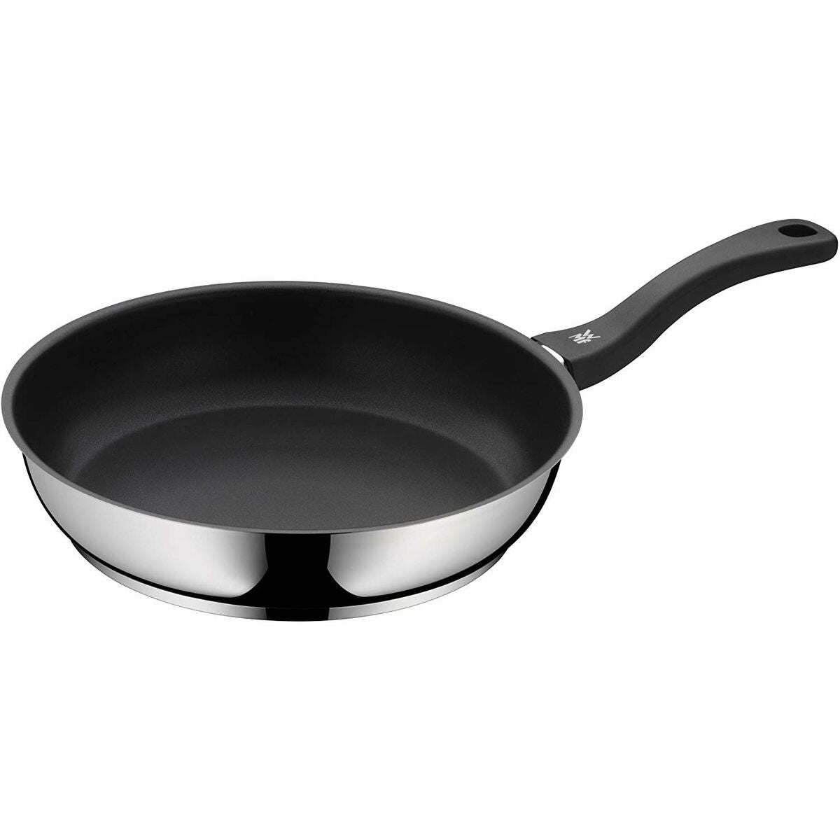 Paistinpannu 28 cm, tarttumaton, ruostumaton teräs & bakeliittikahva, induktio