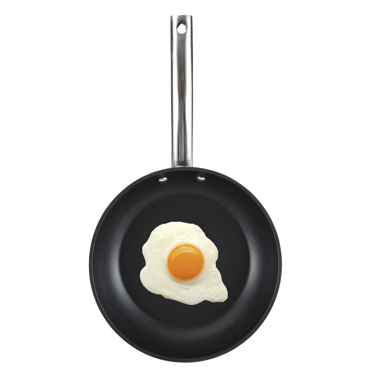 Paistinpannu 30 cm, sopii induktioon, karkaistu alumiini – musta