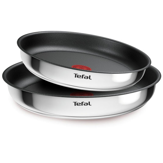 Paistinpannusetti 2 kpl non-stick, ruostumatonta terästä L881S404 Tefal kotiin