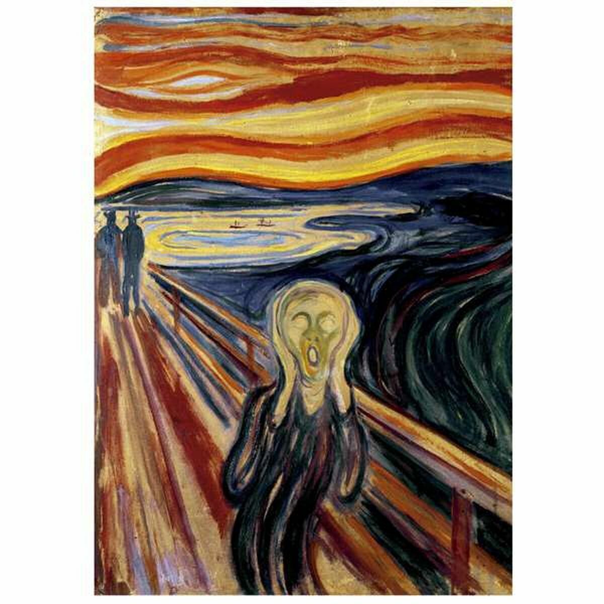 Palapeli 1000 palaa The Scream, Edvard Munch - taidepalapeli aikuisille