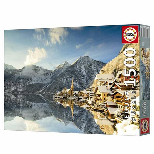 Palapeli 1500 palaa, Hallstatt talvi Itävalta - aikuisille & lahjaksi Educa
