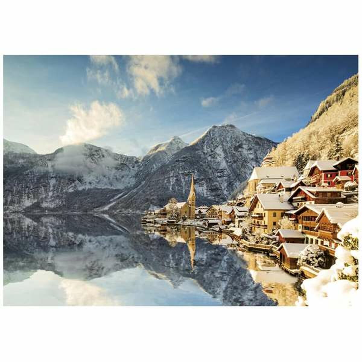 Palapeli 1500 palaa, Hallstatt talvi Itävalta - aikuisille & lahjaksi Educa